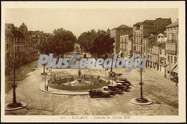Alameda de alfonso xiii en málaga