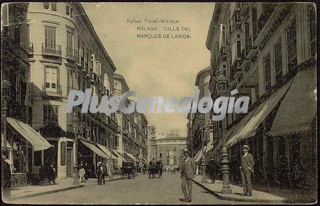 Calle del marqués de larios en málaga