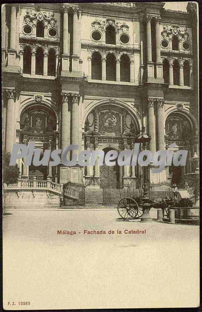 Fachada de la catedral de málaga