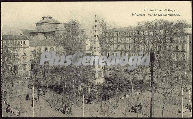 Plaza de la merced en málaga