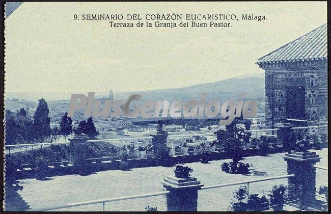 Terraza de la granja del buen pastor en málaga