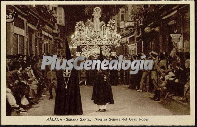 Semana santa en málaga: nuestra señora del gran poder