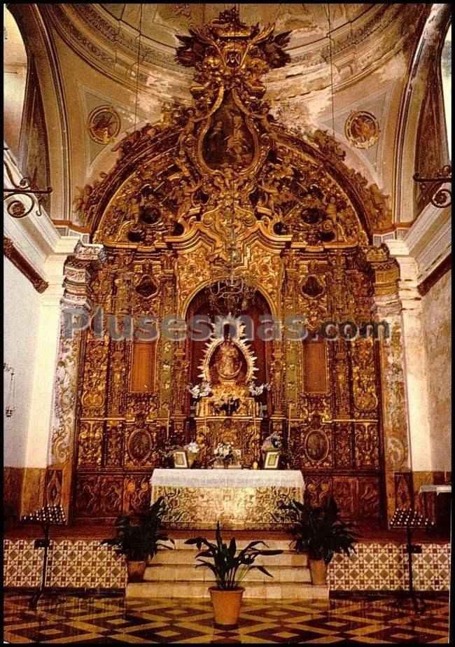 Retablo del santuario de nuestra señora del monte, patrona de cazalla de la sierra (sevilla)