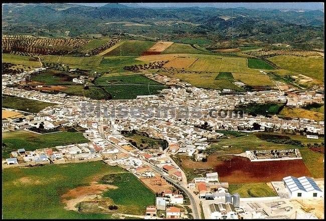 Vista aérea de el saucejo (sevilla)