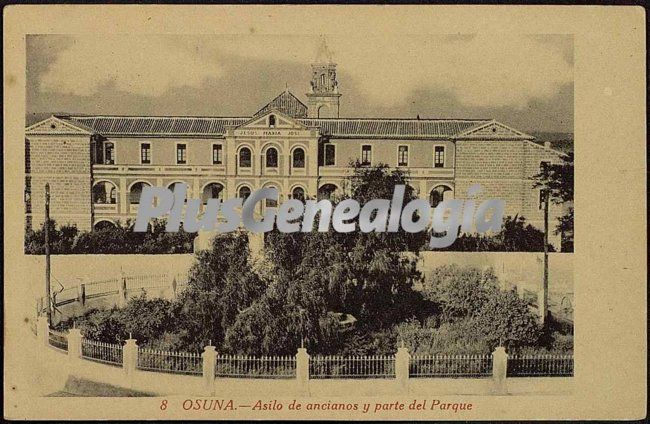 Asilo de ancianos y parte del parque de osuna (sevilla)