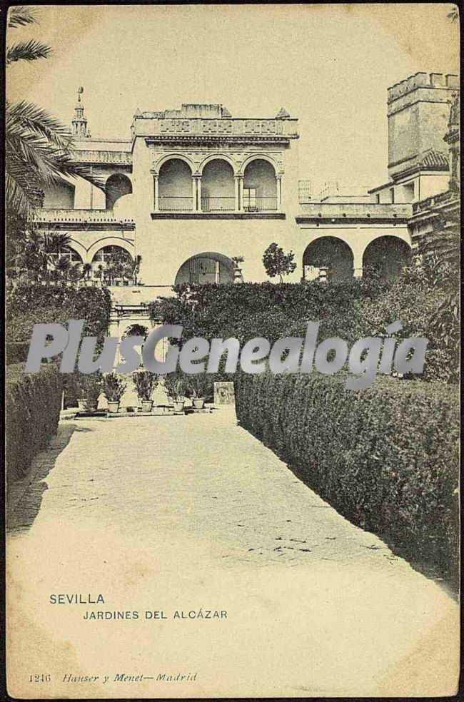 Jardines del alcázar de sevilla