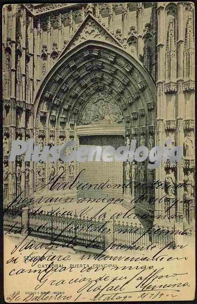 Puerta principal de la catedral de sevilla