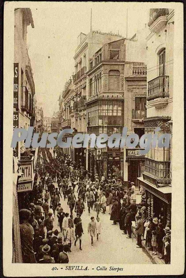 Calle sierpes de sevilla