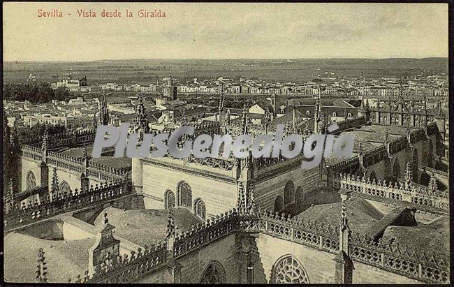 Vista de sevilla desde la giralda