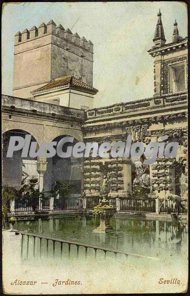 Jardines del alcázar de sevilla