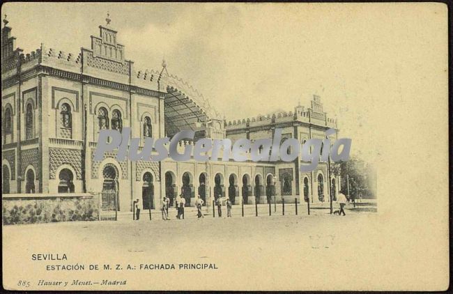 Estación de m.z.a. fachada principal (sevilla)