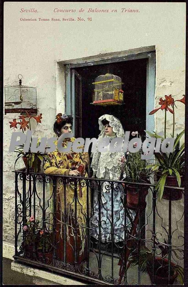 Concurso de balcones en triana de sevilla