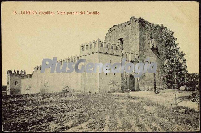 Vista parcial del castillo de utrera (sevilla)