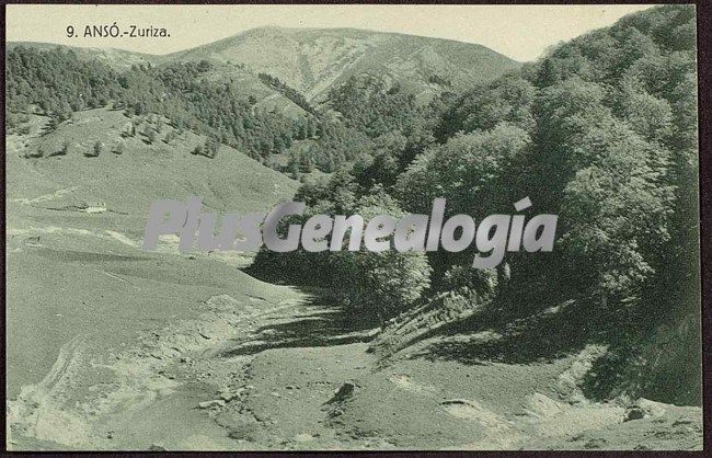 Vista de zurita de ansó (huesca)