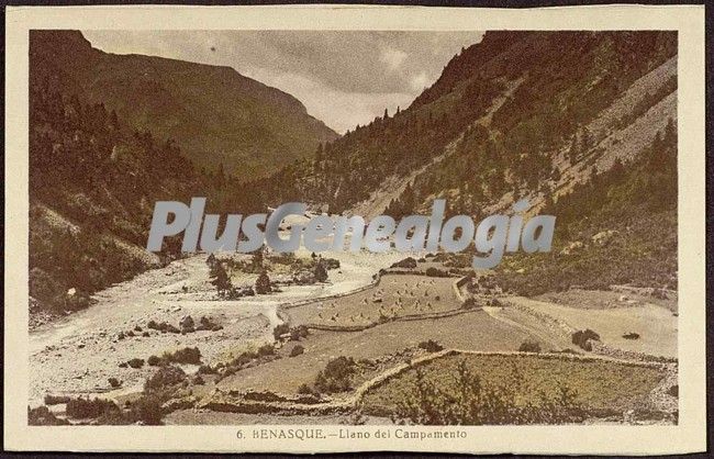 Llano del campamento de benasque (huesca)