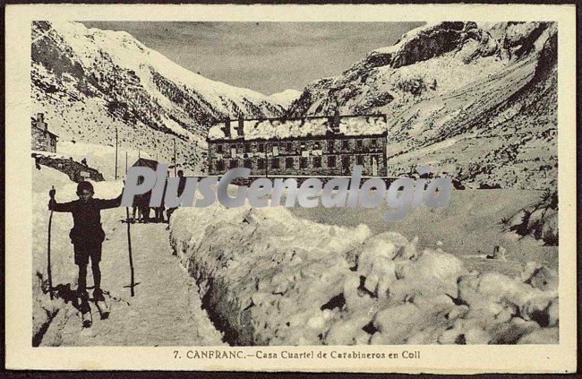 Casa cuartel de carabineros en coll de canfranc (huesca)