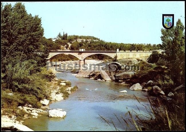 Puente del estrechillo en calanda (teruel)