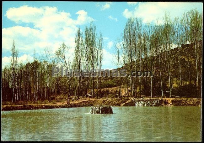 Lago de pesca en sarrión (teruel)