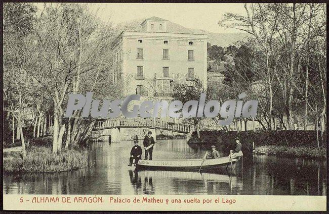 Palacio de matheu y una vuelta por el lago de alhama de aragón (zaragoza)