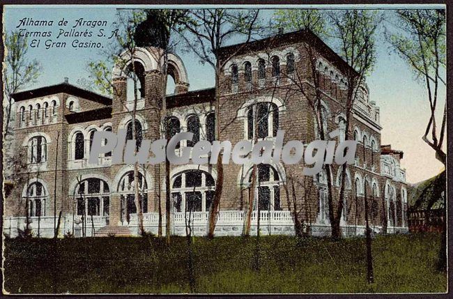 El gran casino de de alhama de aragón (zaragoza)