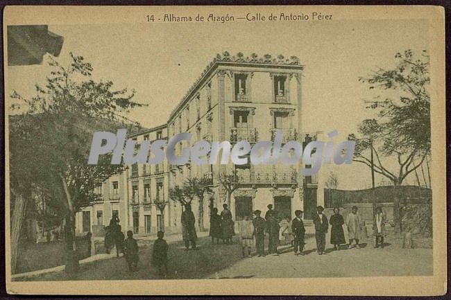 Calle de antonio pérez de alhama de aragón (zaragoza)