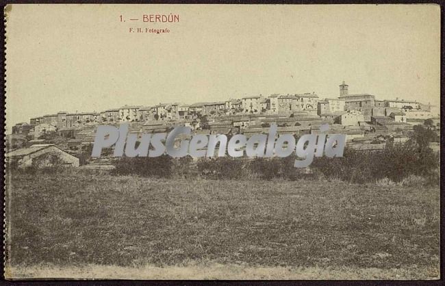 Vista de berdún (zaragoza)