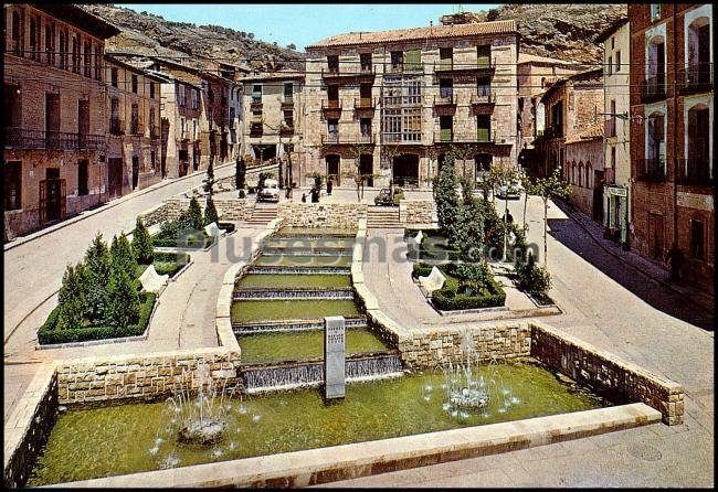 Plaza del generalísimo de daroca (zaragoza)