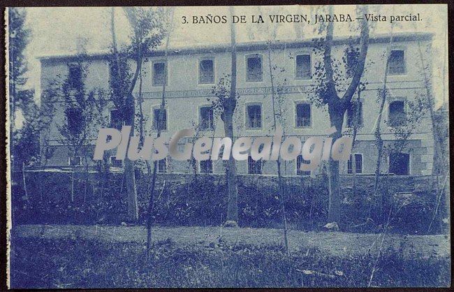 Vista parcial de los baños de la virgen de jaraba (zaragoza)