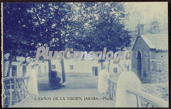 Plaza de los baños de la virgen de jaraba (zaragoza)