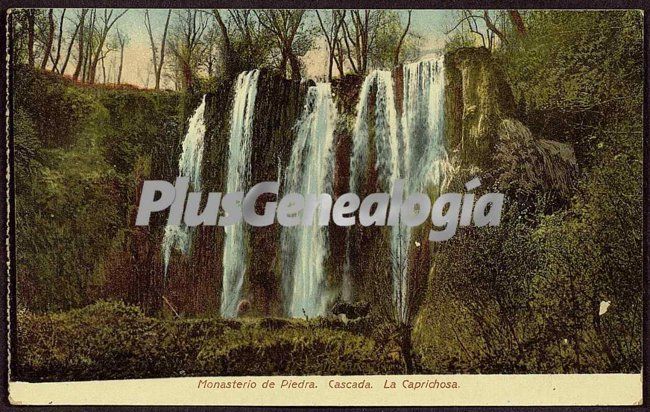 Cascada la caprichosa de monasterio de piedra (zaragoza)