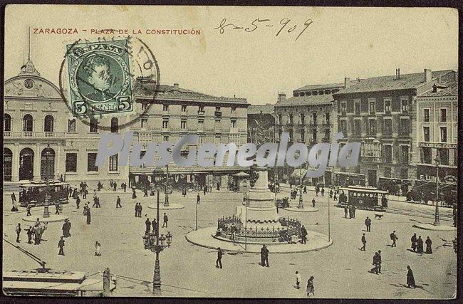 Plaza de la constitución de zaragoza