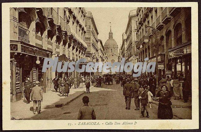 Calle don alfonso iº de zaragoza