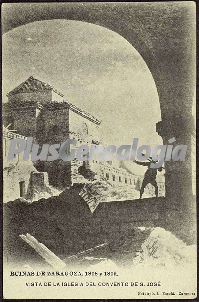 Vista de la iglesia del convento de san josé de zaragoza