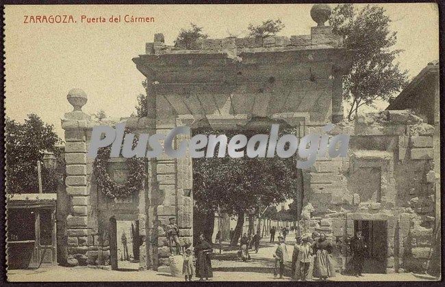 Puerta de carmen de zaragoza