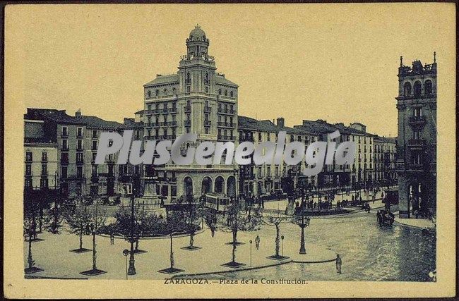 Plaza de la constitución de zaragoza