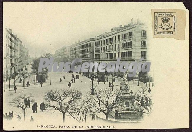 Paseo de la independencia de zaragoza