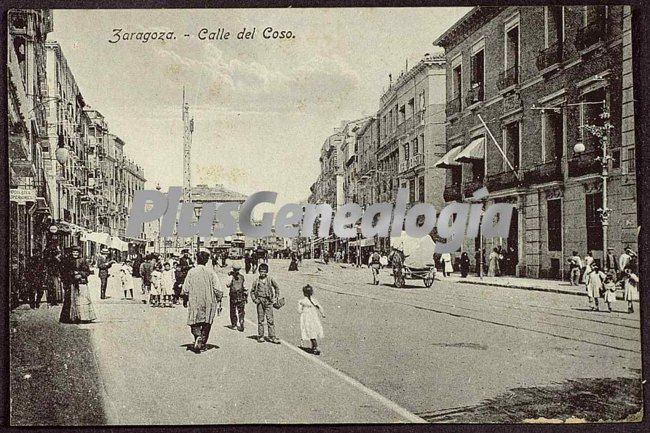 Calle del coso de zaragoza