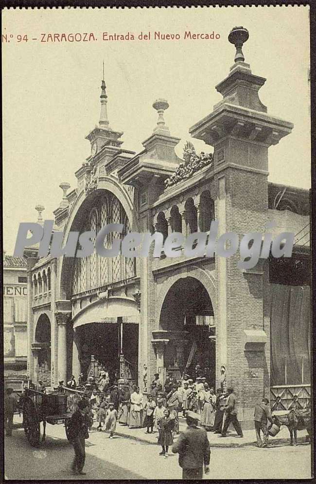 Entrada del nuevo mercado de zaragoza