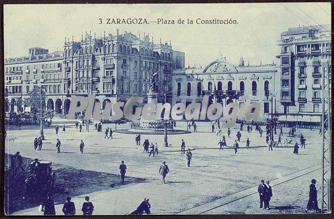 Plaza de la constitución de zaragoza