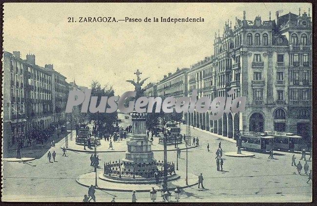 Paseo de la independencia de zaragoza