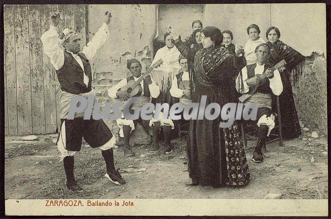 Bailando la jota en zaragoza