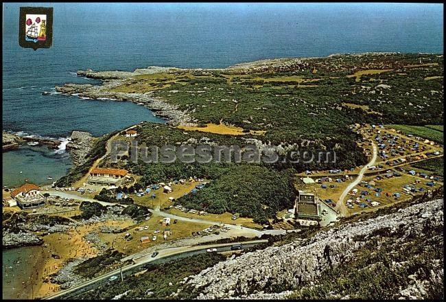 Vista general de islares de castro urdiales (cantabria)