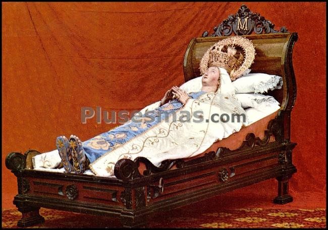 Virgen de la cama del convento de santa clara en escalante (cantabria)