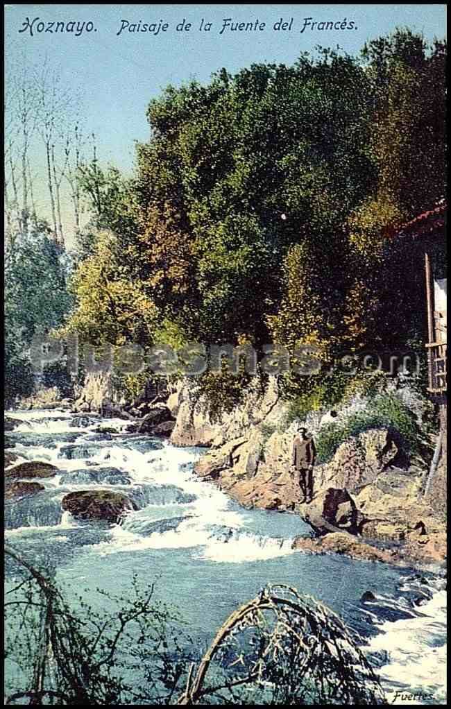 Paisaje de la fuente del francés en hoznayo (cantabria)