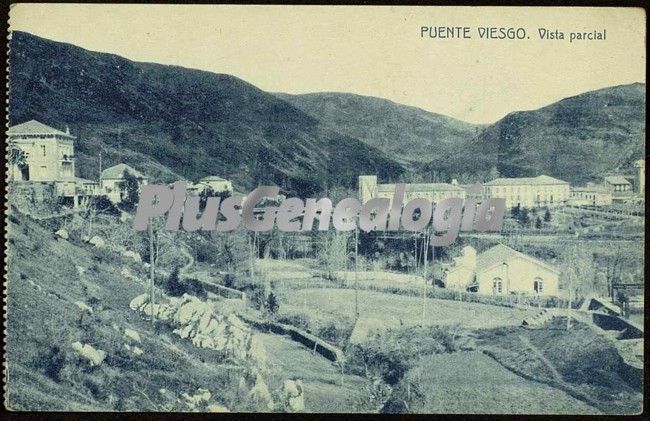 Vista parcial de puente viesgo (cantabria)