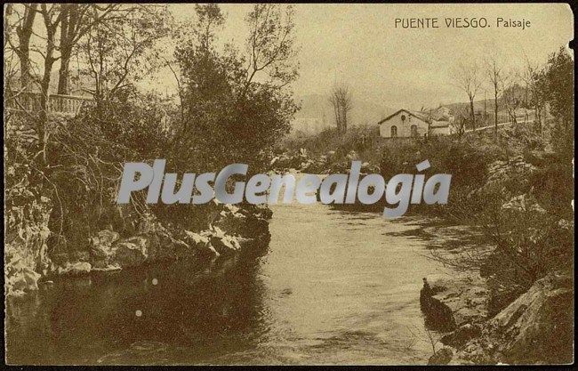 Paisaje de puente viesgo (cantabria)