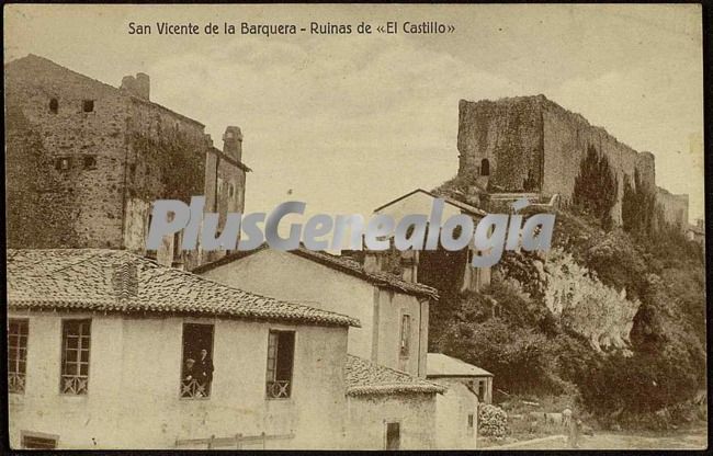 Ruinas del castillo de san vicente de la barquera (cantabria)