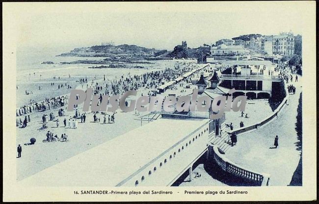 Primera playa del sardinero de santander