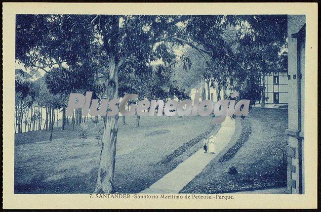 Parque del sanatorio marítimo de pedrosa de santander