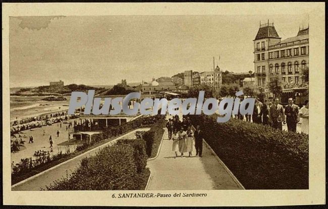 Paseo del sardinero de santander